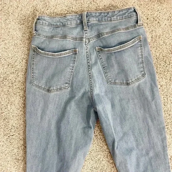 Universal Thread Stretch Denim High-Rise Skinny Distress Jeans Blue Size 4/27R - Picture 6 of 11